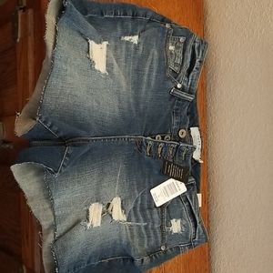 Torrid Denim Shorts Sz 16